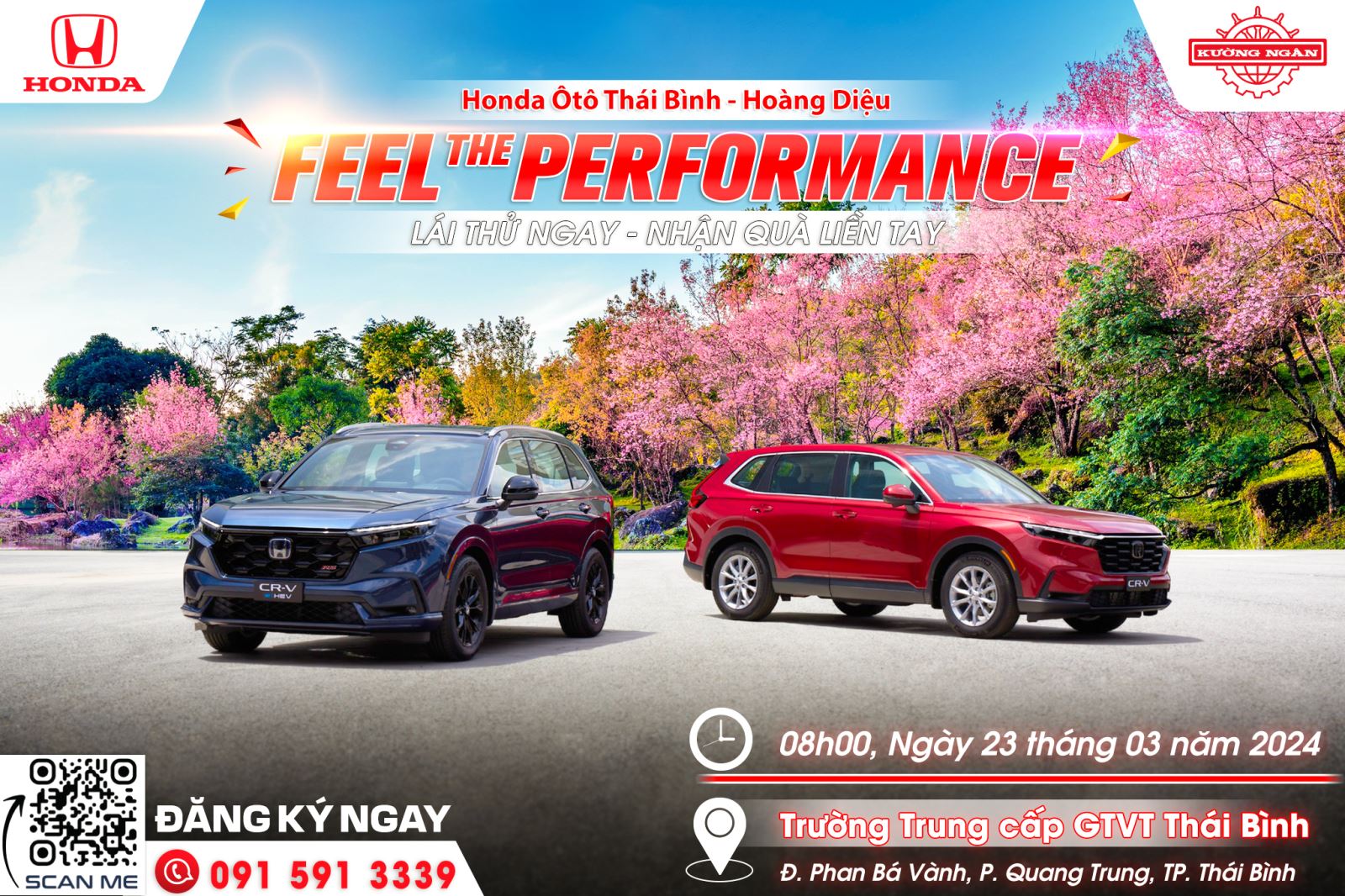 Chương trình Feel The Performance tháng 03/2024 | Honda Ôtô Thái Bình - Hoàng Diệu